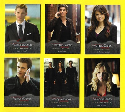 2016 Cryptozoic The Vampire Diaries Season 4 Base Cards & Inserts You Pick  !!!!