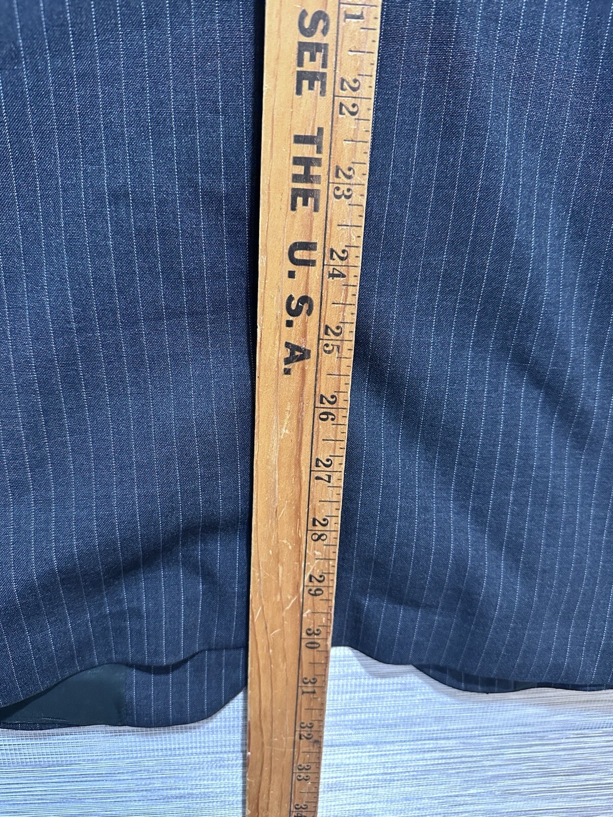 Blazer cappotto sportivo vintage Yves Saint Laurent YSL lana preppy strisce