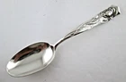 FLORA by Shiebler Sterling Silver Teaspoon # 9  5 5/8"
