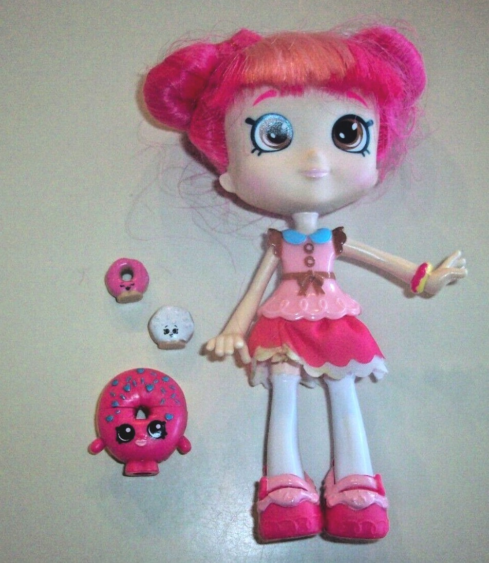 Shopkins Shoppies Doll Donatina with Dress, Donut Shopkins  & Shoes