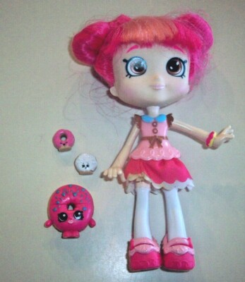 Shopkins Shoppies Doll Donatina with Dress, Donut Shopkins  & Shoes