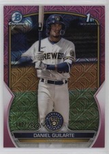 2023 Bowman Chrome Prospects Mega Box Pink Mojo Refractor Daniel Guilarte 1b03