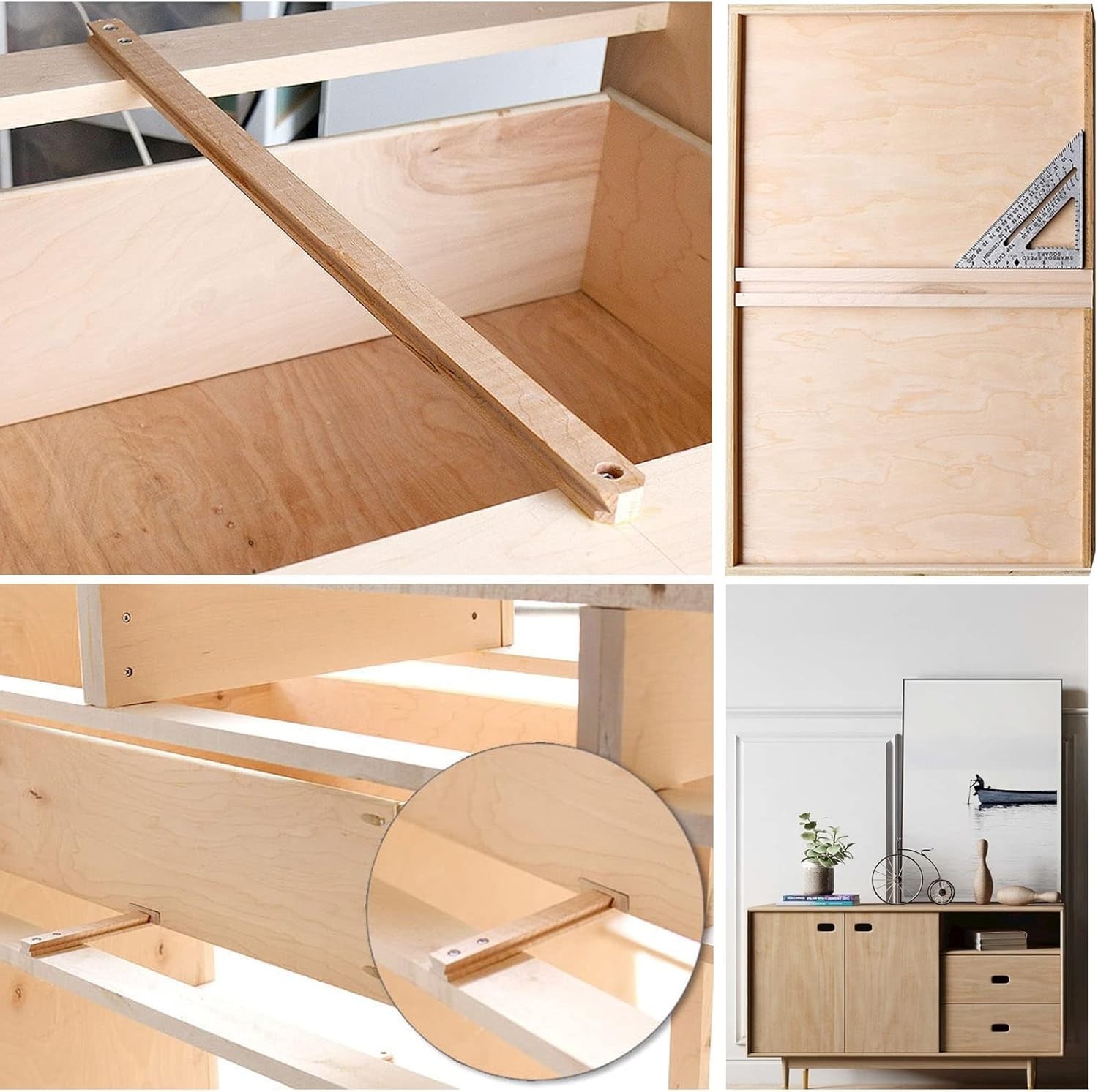 Bottom Mount, Classic Traditional Wood