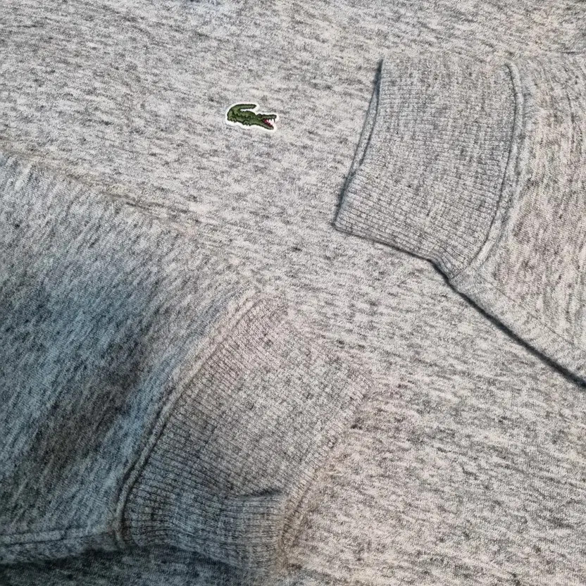 Lacoste Grey Paisley Hoodie - Women's Size thumbnail 5