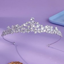 Wedding Bridal CZ Crystal Tiara