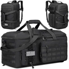 50L Gym Bags for Men, 3 in 1 Travel Duffle Bag with Shoe Compartment, Tactica...