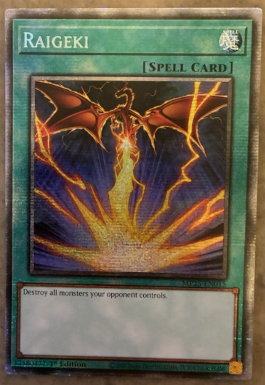Yugioh -  Raigeki - MP25-EN015 - Starlight Rare - NM/M
