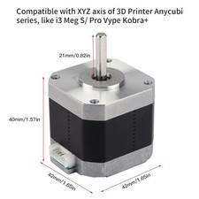 For Anycubi Mega 3D Printers 17 Stepper Motor 42-40 1.5A 2 Phase 1.8� Stepper