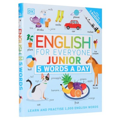 English for Everyone Junior 5 Words a Day:Learn and Practise 1,000 English Words
