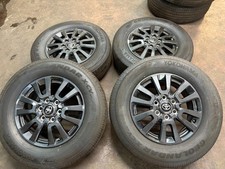 Set Of Used 24-26 Toyota Land Cruiser Tundra Oem Rims 24570r18 Yokohama Lt