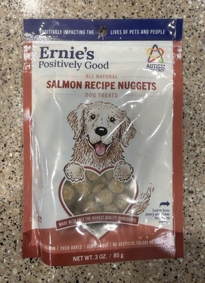Ernie's Positively Good: Salmon Recipe Nuggets Dog Treats