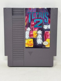 NES Nintendo - Tetris 2 - CIB Complete in Box w/ Manual - Clean Box / Tested