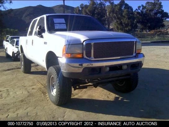 99 00 01 02 03 04 05 06 07 FORD F250 сверхпрочный резервуар охлаждающей жидкости 6,8 л V10 103k - Изображение 3 из 4