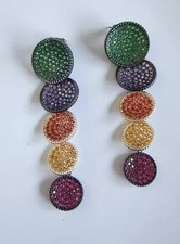 Personalized gem Dangling Shiny Party Wedding...
