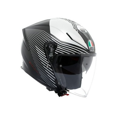 Jethelm AGV K5 JET EVO Control Matt Black/White
