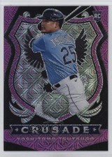 2020 Chronicles Crusade Purple Mojo Prizm 62/75 Yoshi Tsutsugo Yoshitomo #6 07rd