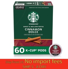 Starbucks Cinnamon Dolce K-Cup Coffee Pods 60Ct Keurig ... a19.5