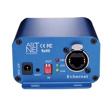 Artnet To DMX Ethernet Lighting Controller, 3 Pin Output, Aluminum Housing