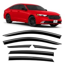 Tape-on Extra Durable Rain Guards for Honda Accord 2023-2026, For Accord 23-26