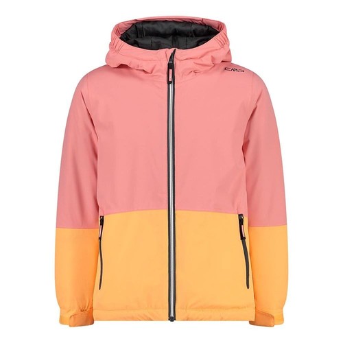 Veste De Neige CMP Pour Junior - Avec Capuche - Modèle 02ZM - Couleurs Lake/Acqua/Lemonade