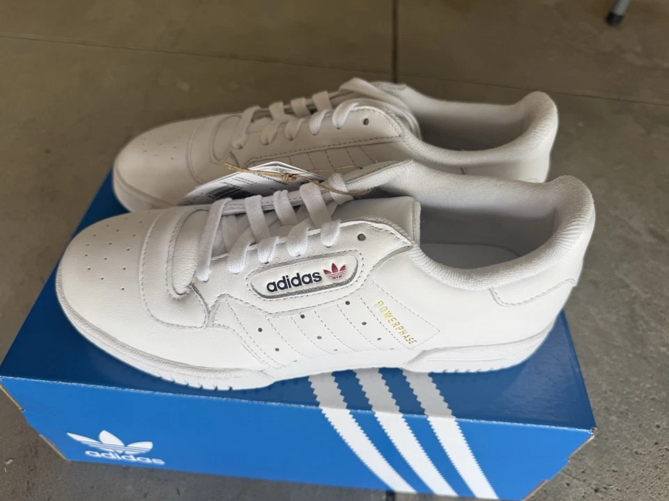 Adidas Powerphase Shoes Mens SZ 7.5 Cloud White JH5481  - Image 2 of 4