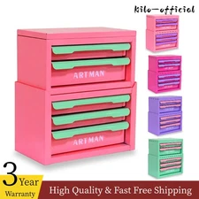 2+3 Layers Drawer-style Organizer Desktop Storage Box Cosmetic Storage Cabinet