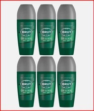 Brut Original Men's LIMITED EDITION Anti-Perspirant Deodorant roll on 50mlX6 PAC