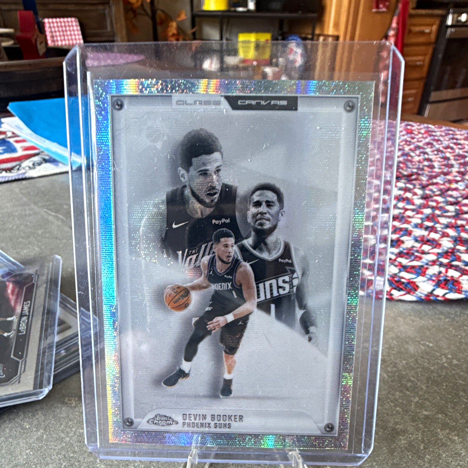 Topps 2026 CASE HIT Chrome Glass Canvas Devin Booker GC-2 NBA Suns Card
