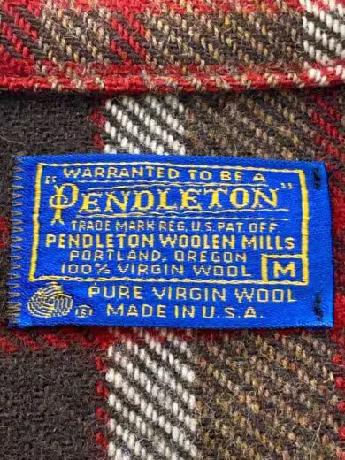 PENDLETON/Jacket/M/Wool/Brown/Check - image 3