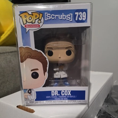 Funko Pop! Dr. Cox 739 - Television - Scrubs - Box Wear - W/ Protector