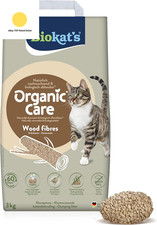 Organic Care Wood Fibres 3 Kg - Fine Clumping Cat Litter Made from Renewable and 9.91 per kilo