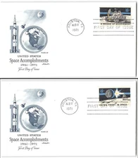 US #1434-1435 FDC, 1971, Artmaster, Houston
