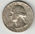 1964 Washington Silver Quarter