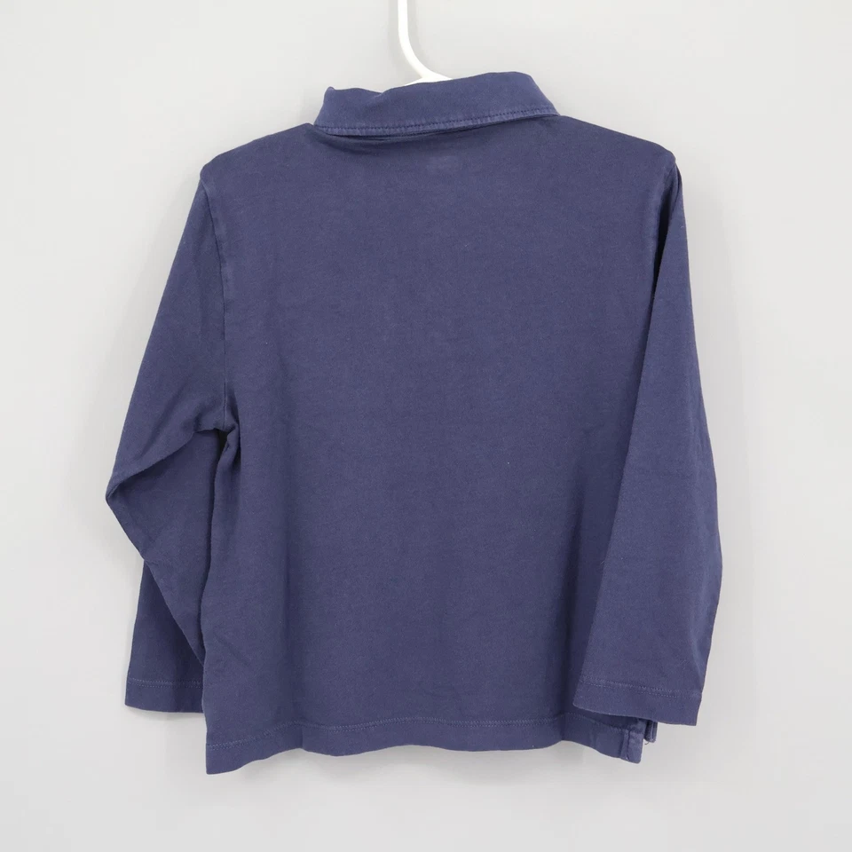 Crewcuts Polo Shirt Boys XXS (2-3) Navy Blue Pocket Preppy Academia Casual NWT - Image 2 of 4