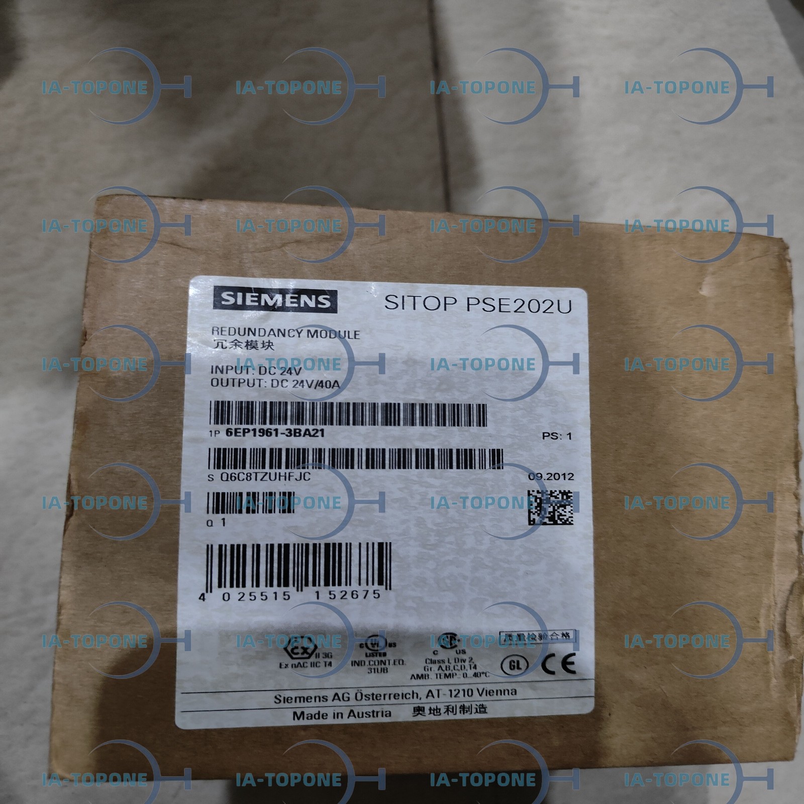 1PC NEW Siemens 6EP1961-3BA21 With 1 Year warranty Fast shipping