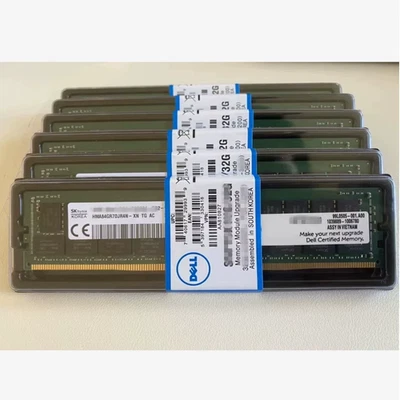 NEW DELL SNP8WKDYC/32G AA579531 32GB 2RX4 DDR4 PC4-2933 RDIMM Server RAM Memory - Image 1 of 4