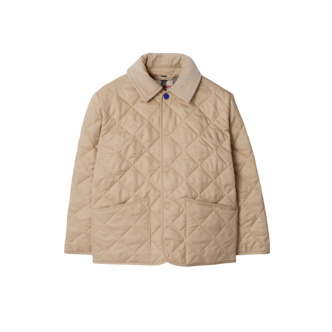 Burberry Quilted Barn Jacket - Pale Stone (Kids)