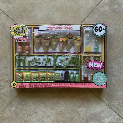 MGA's Miniverse Make It Mini Botanicals Farm to Table Flowers Plants 60+ Pieces