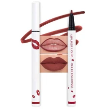 evpct Longwear Liquid Lip Liner Stain Marker Pen Long Lasting Waterproof, Dar...