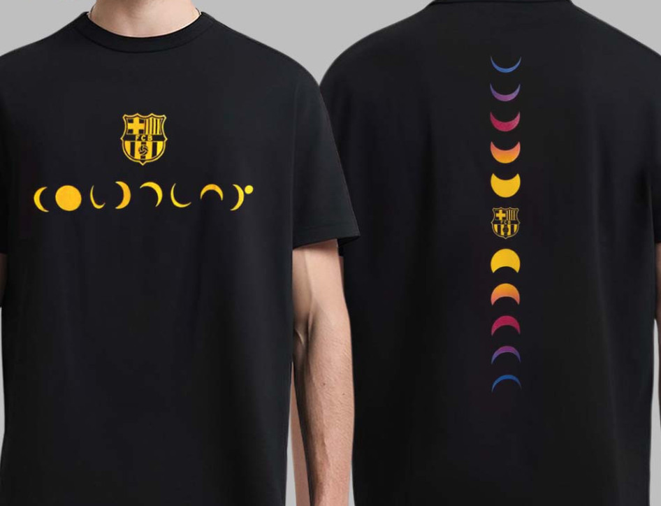 Coldplay x Barcelona x Spotify Limited Edition Logo Tee Moon Music Album T-Shirt