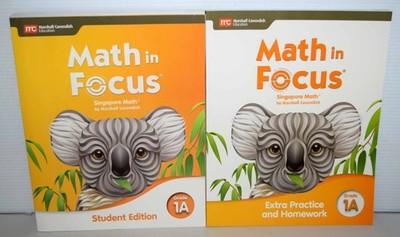 Math in Focus Student Ed +Extra Practice & Homework Grade 1A Set  2020 FREESHIP