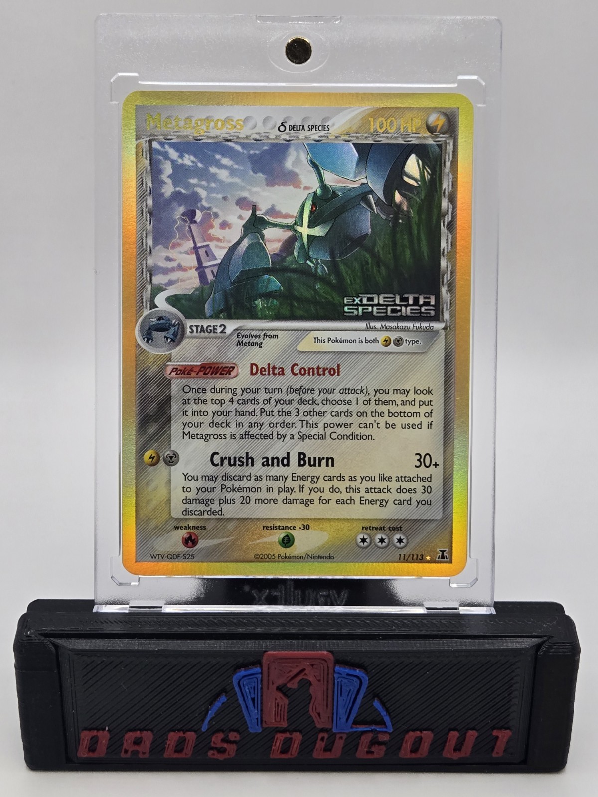 Metagross - Reverse Holo EX Delta Species Pokemon TCG 11/113! NM