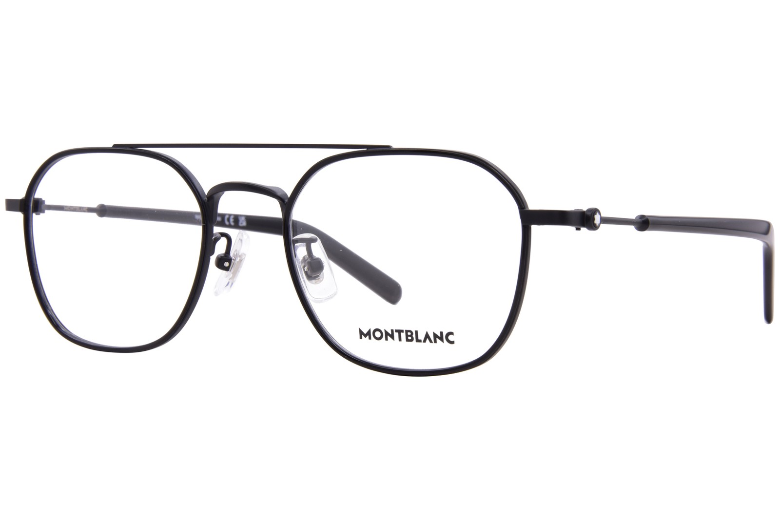 Оправа для очков Mont Blanc MB0391OA 004 Мужская черная с полной оправой Pilot 51 мм 36690₽