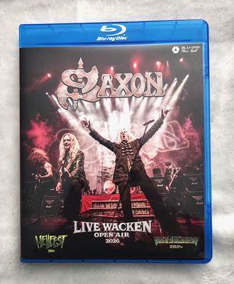 SAXON Live Wacken Open Air 2026 + Hellfest 2024 + Stonedead Fest 2024 (BLU-RAY)