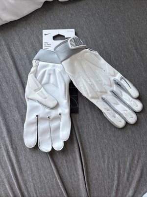 Nike D-Tack 7.0 Football Lineman White And Grey Gloves Size XXXL