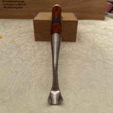 Dog Leg Bent Gouge Spoon Deep U # 9 / 16mm New Guaranteed Sharp