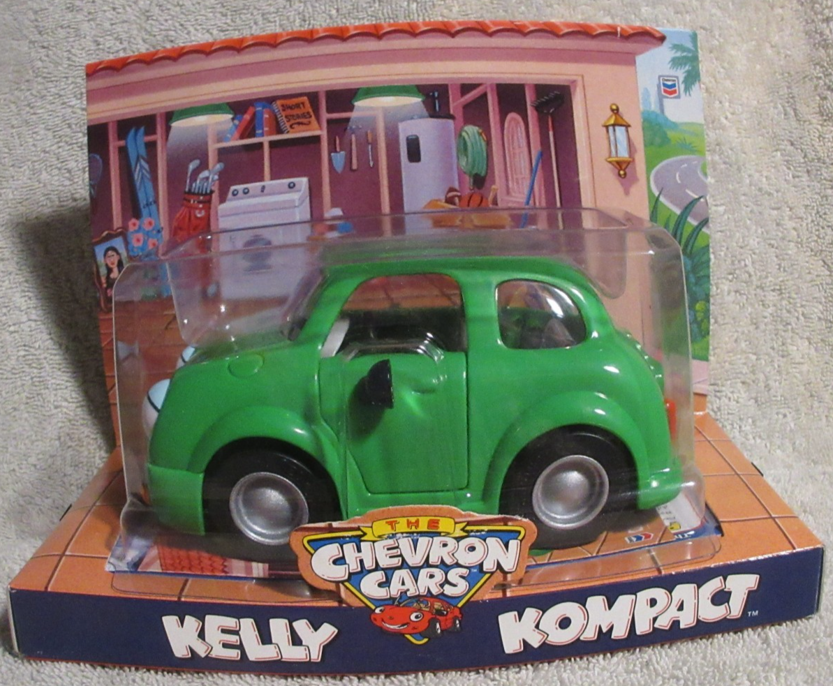 Chevron Cars 1998 Kelly Kompact Collectible Toy Car 998 Original