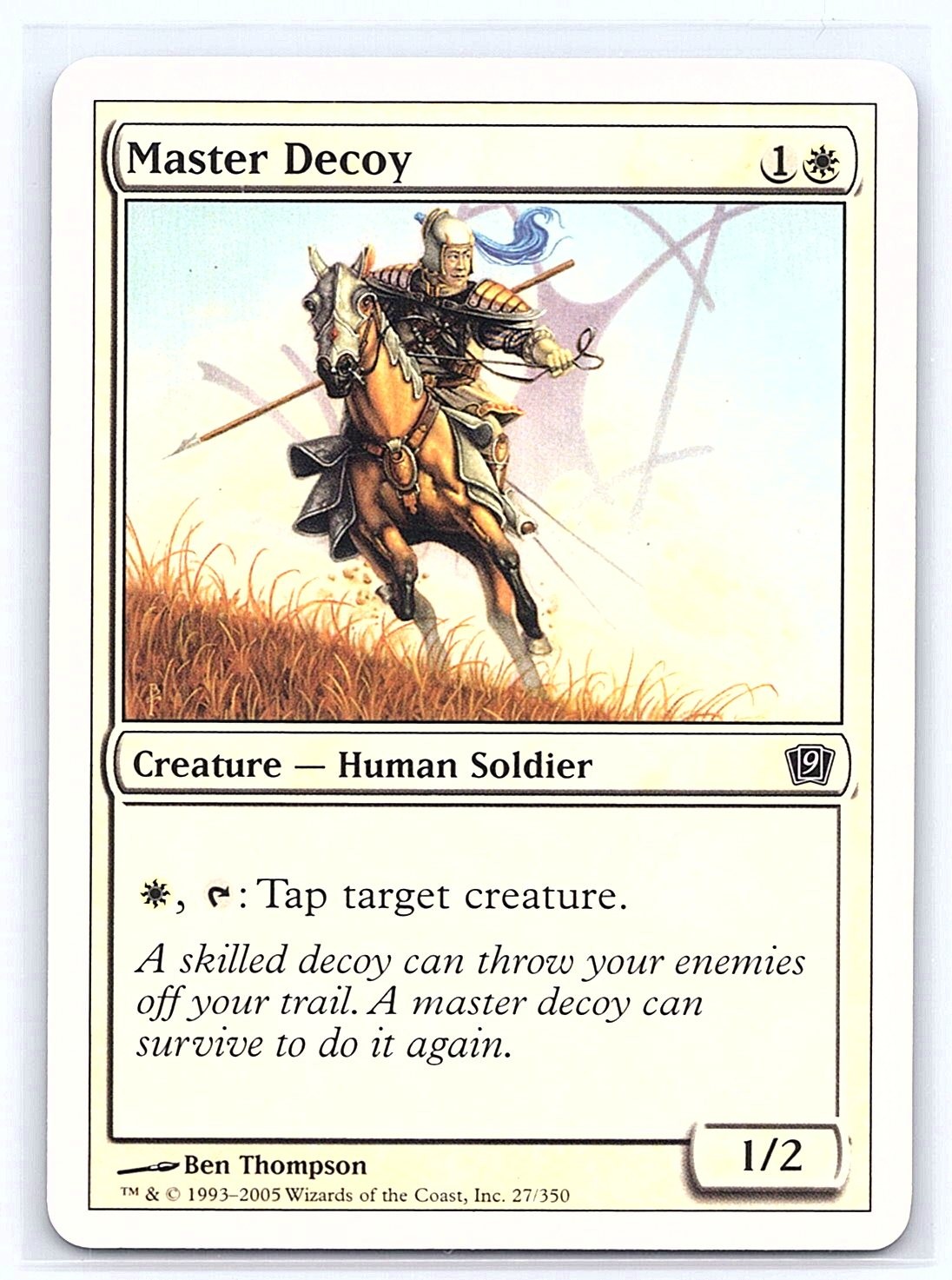 MASTER DECOY 27 C 9TH EDITION MTG CARD
