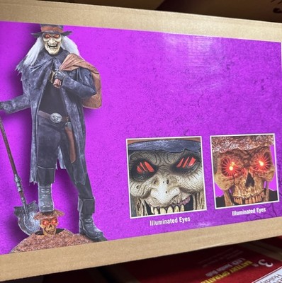 6FT ANIMATED GRAVE And BONES Grave Robber HALLOWEEN ANIMATRONIC NEW SEALED 2025!