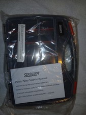 Stalwart Plastic Portable Parts Organizer. 23 Adjustable Compartments, High...